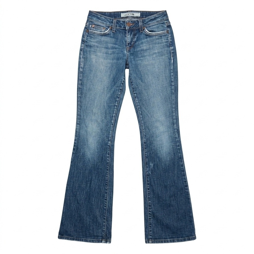 Joe's Jeans Gigi Flare Jeans‎ Women's 27 Blue Medium Wash Mid Rise Made in USA
